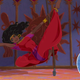 Esmerelda joyfully takes to the pole, gives zero fucks about your slut-shaming. (Image: Hunchback of Notre Dame, 1996)